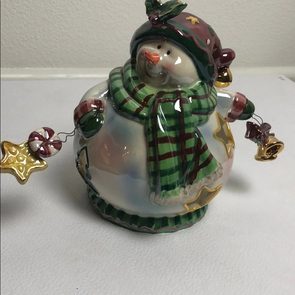 Snowman Candle Holder